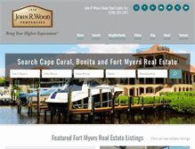 Tablet Screenshot of fortmyersflrealestatemarket.com